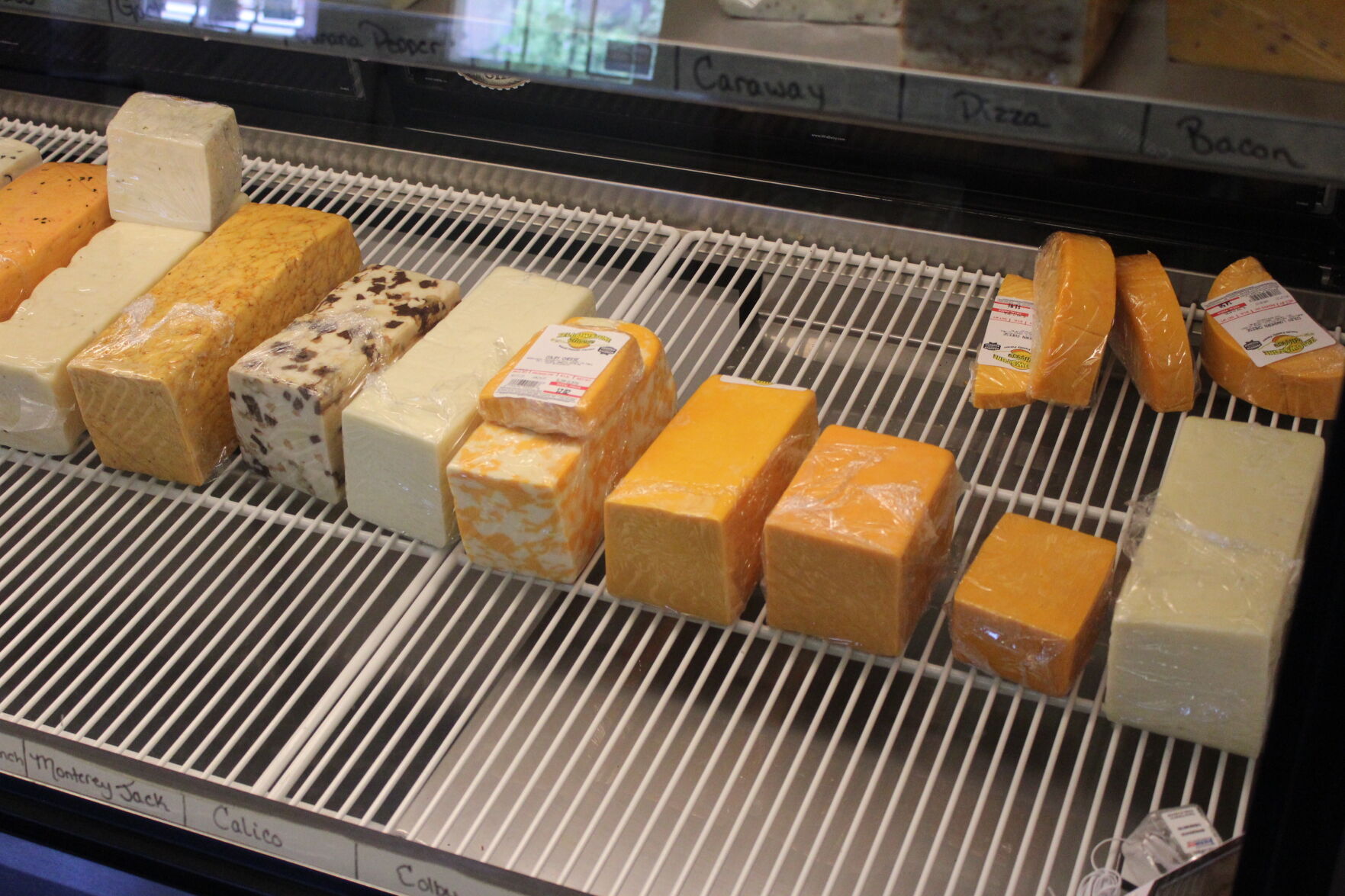Cream cheese is just one of the goodies you can find at the Yellowstone Cheese retail store.